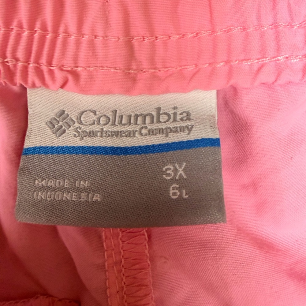 Columbia Light Pink Sandy River Water Repellent Athletic Shorts - Picture 6 of 10